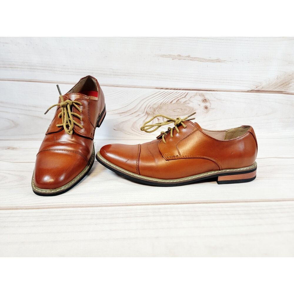 Bruno Marc Men's Leather Oxfords Formal Dress Shoes - Prince-6 Mens Size 8.5